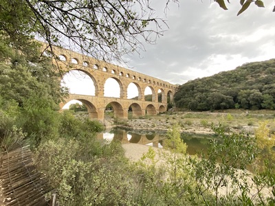 vue du Pont du Gard